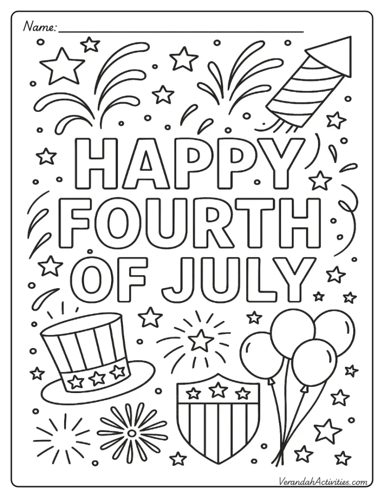 Fourth of July Printables - Happy 4th of July