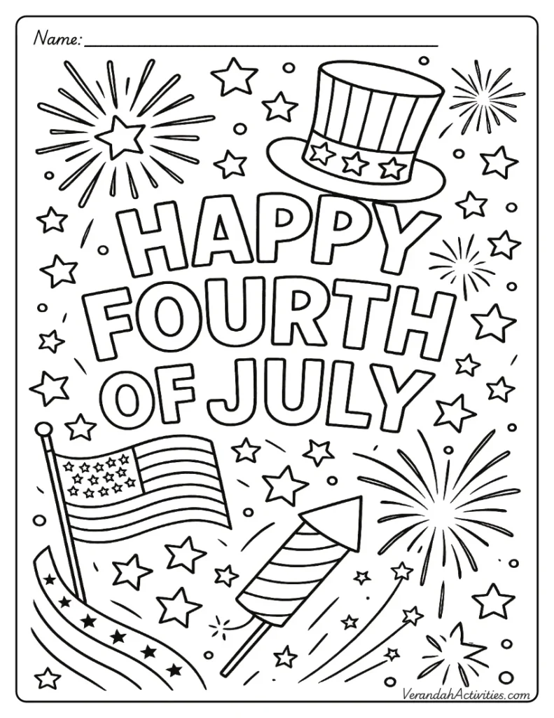 Fourth of July Printables - Happy Fourth of July