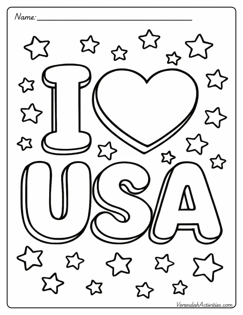 Fourth of July Printables - I Heart USA