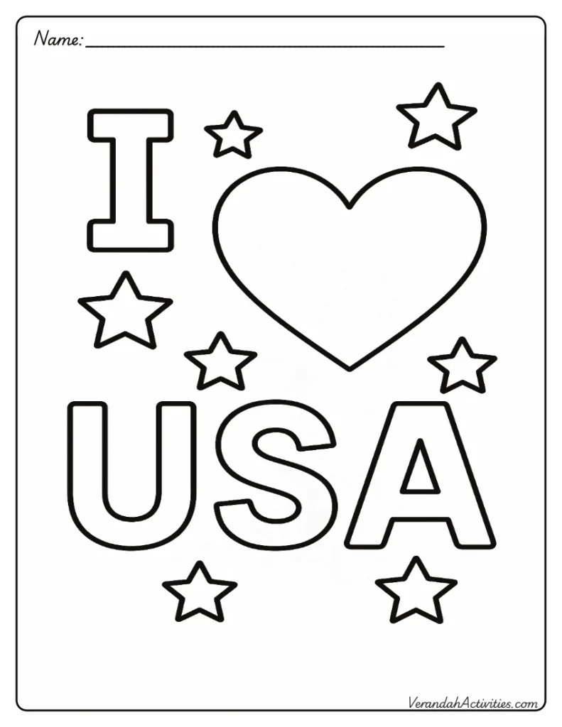 Fourth of July Printables - I Heart USA Simple