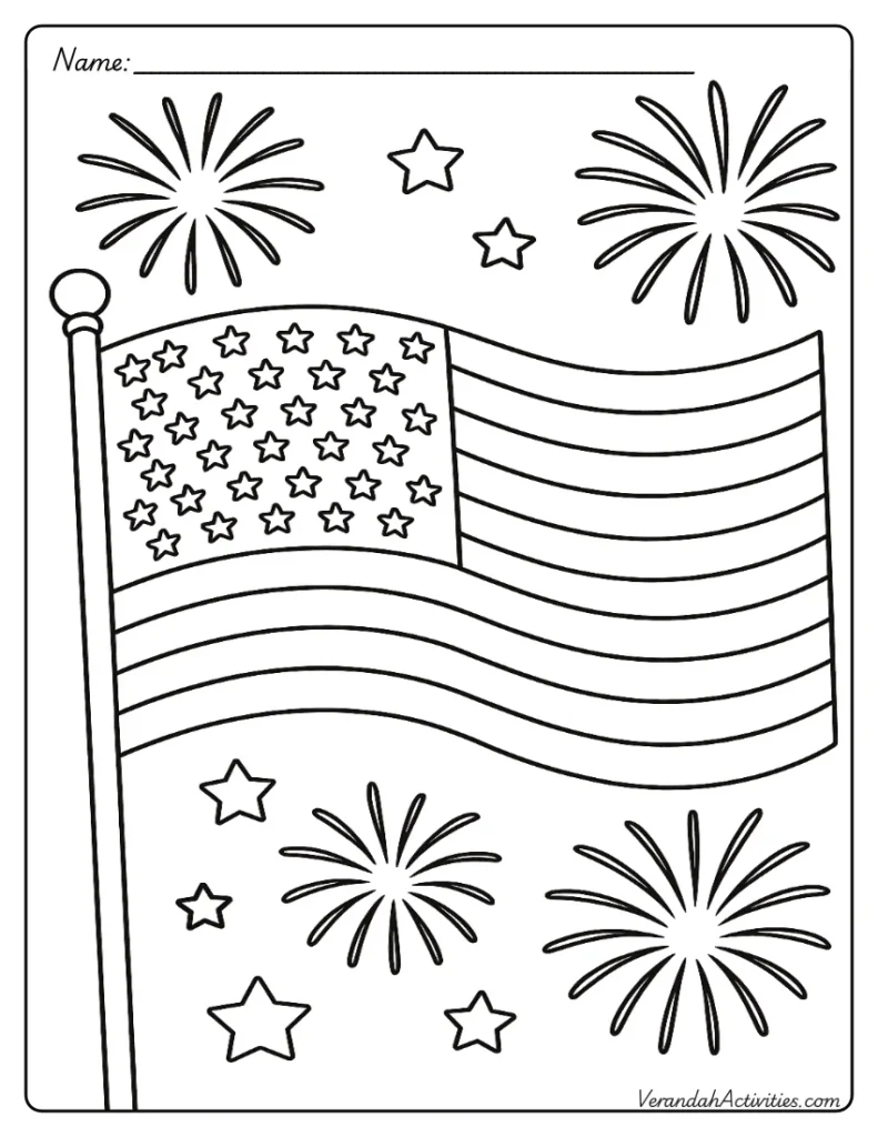 Fourth of July Printables - US Flag