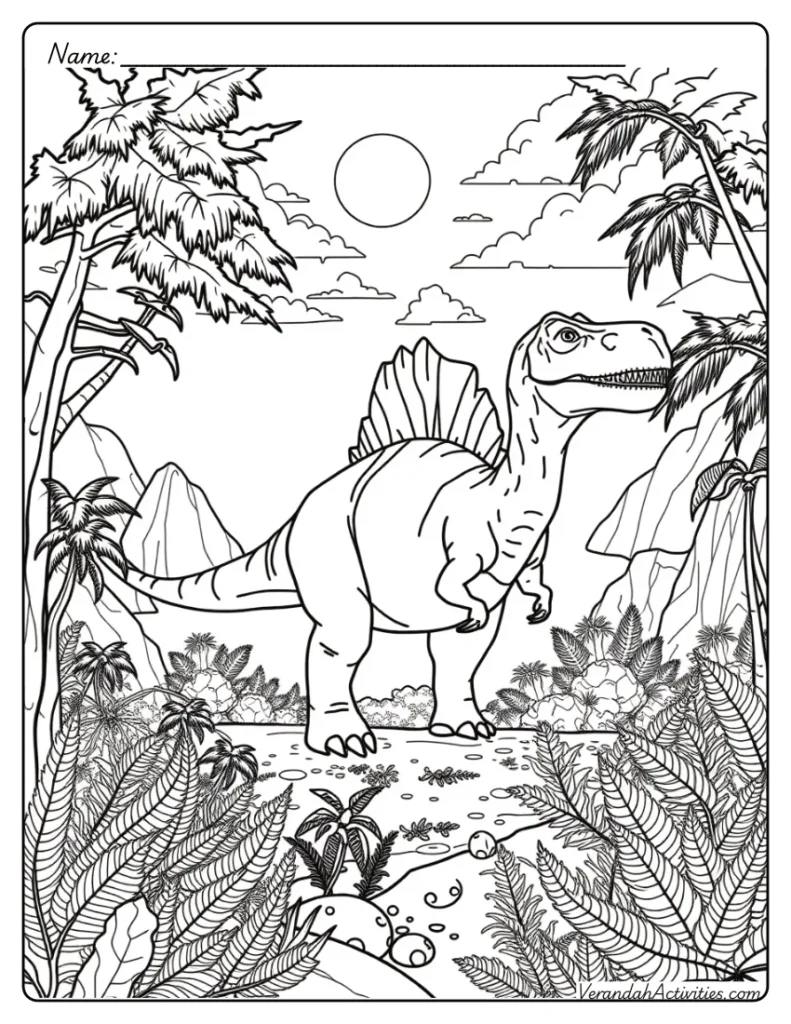 dinosaur Coloring Pages_1