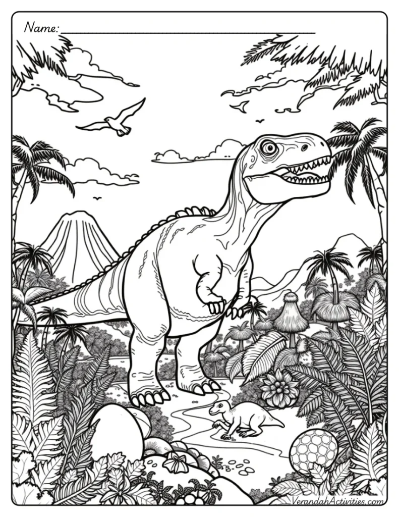 dinosaur Coloring Pages_2