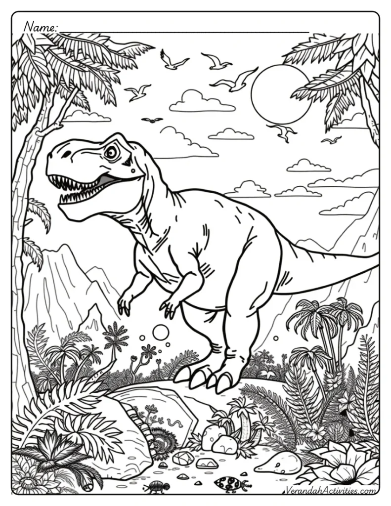 dinosaur Coloring Pages_3