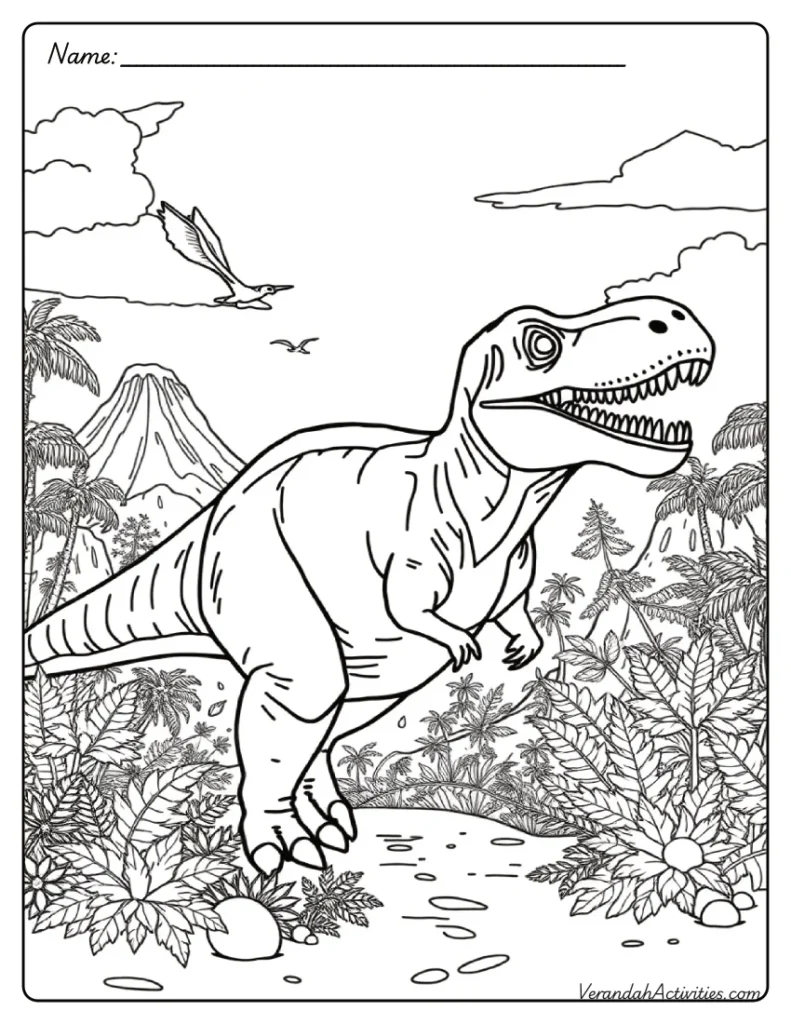 dinosaur Coloring Pages_6