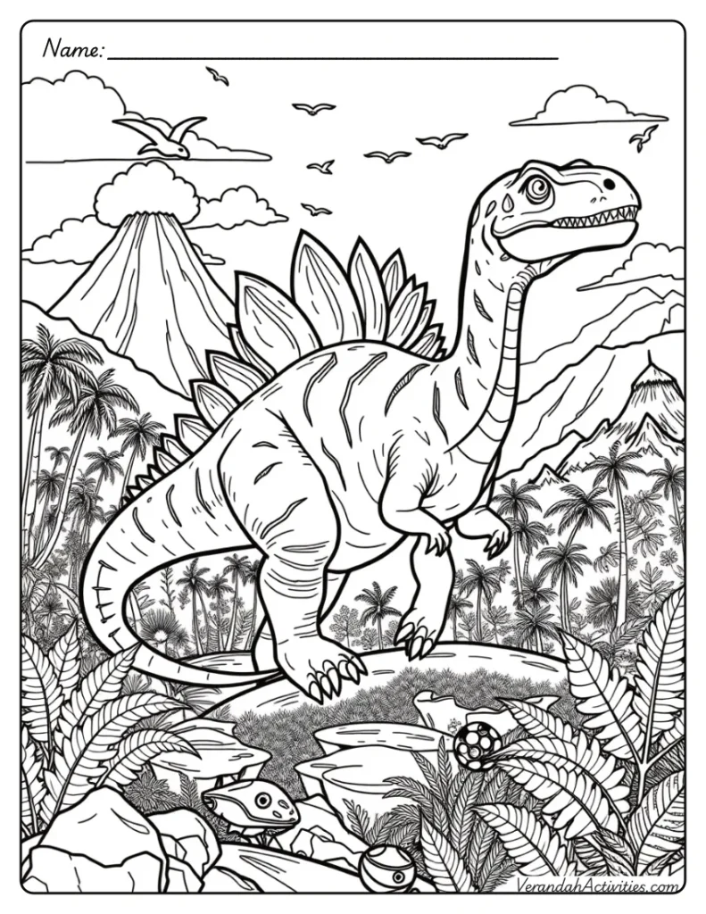 dinosaur Coloring Pages_7